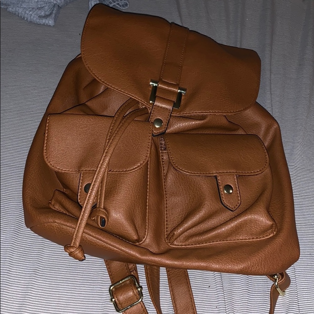 Brown cute backpack